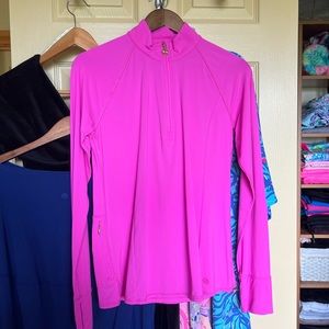 EUC!! Lilly Pulitzer Luxletic Justine half zip